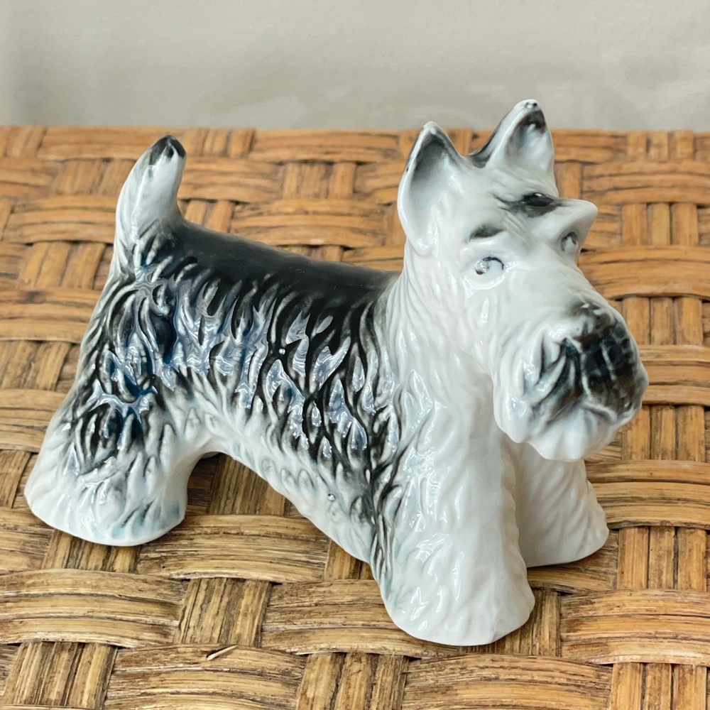 Vintage Ceramic Scotty Dog Figurine
